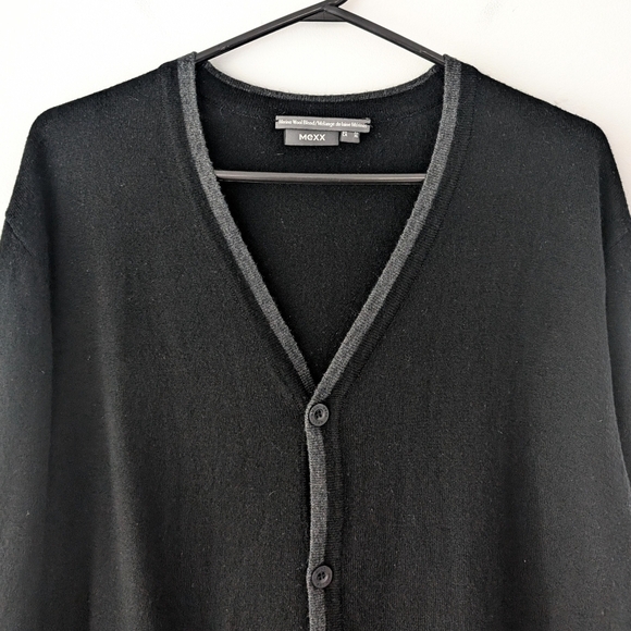 Mexx Men's Merino Blanc V-back Cardigan In Size XL - Picture 1 of 9